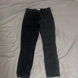 Abercrombie & Fitch The Skinny High Rose Two-Toned Jeans